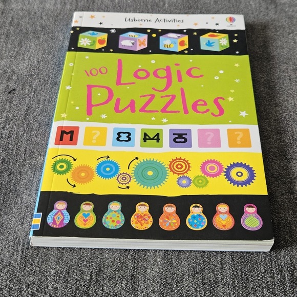100 Logic Puzzles - Paperback - Usborne Activities - Picture 3 of 5